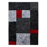 Flachwebteppich Hawaii - Rot, Design, Textil (240/340cm) - Novel