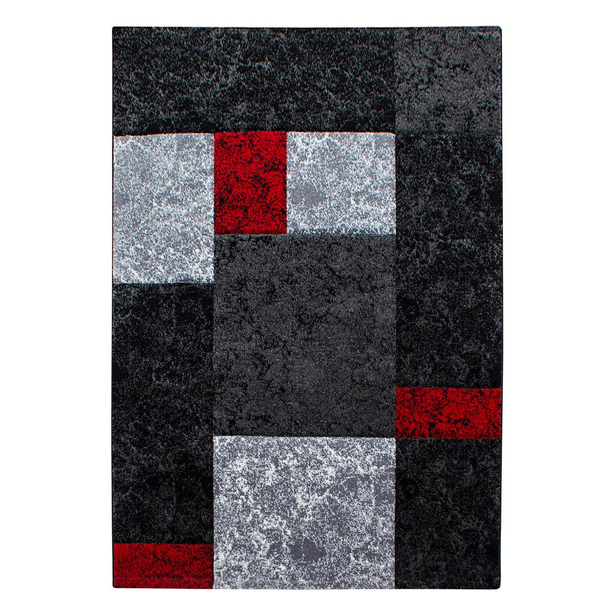 Flachwebteppich Hawaii - Rot, Design, Textil (240/340cm) - Novel