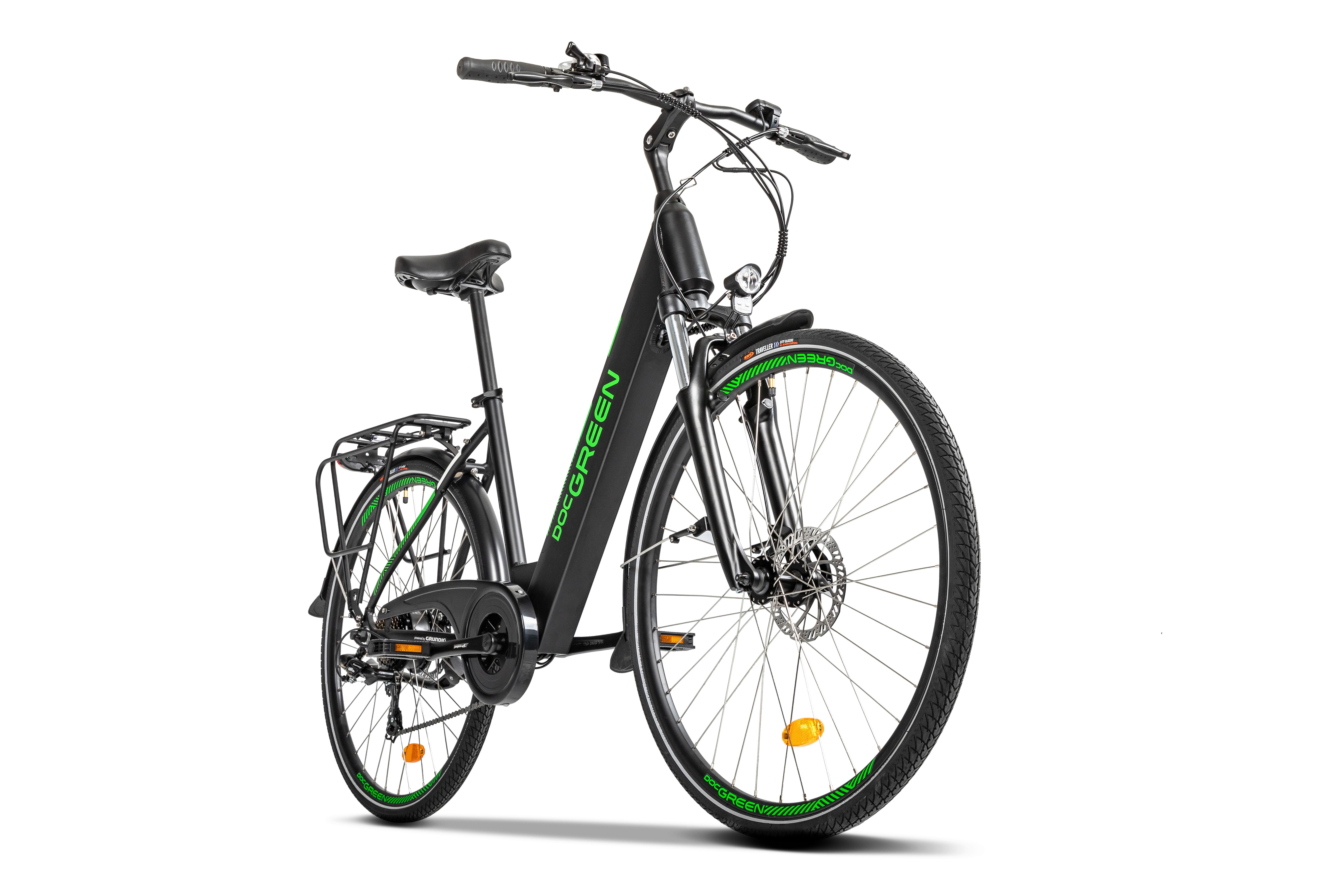 E-Bike City Docgreen 28 Zoll, 110 km - Basics, Kunststoff/Metall (180,9/68,0/103,3cm)