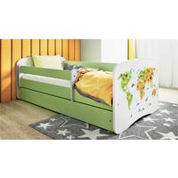 Kinder-/Juniorbett Babydreams inkl. Matratze 80x160 - Birkefarben/Weiß, MODERN, Holz/Holzwerkstoff (80/160cm) - MID.YOU