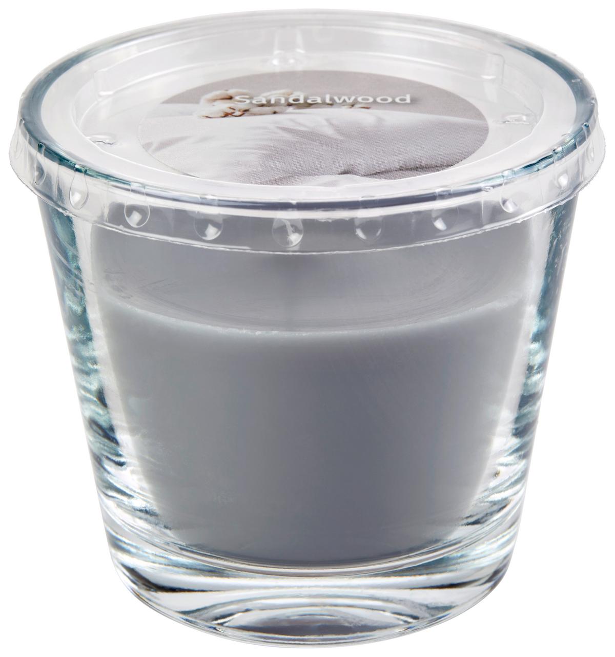 Kerze Im Glas Evigt - Klar/Rot, Basics, Naturmaterialien/Glas (9/8cm) - Ondega