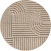 Hochflorteppich Art 80 X 80 1121 Beige - Beige, Basics, Textil (80cm) - Novel