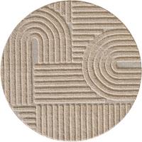Hochflorteppich Art 80 X 80 1121 Beige - Beige, Basics, Textil (80cm) - Novel