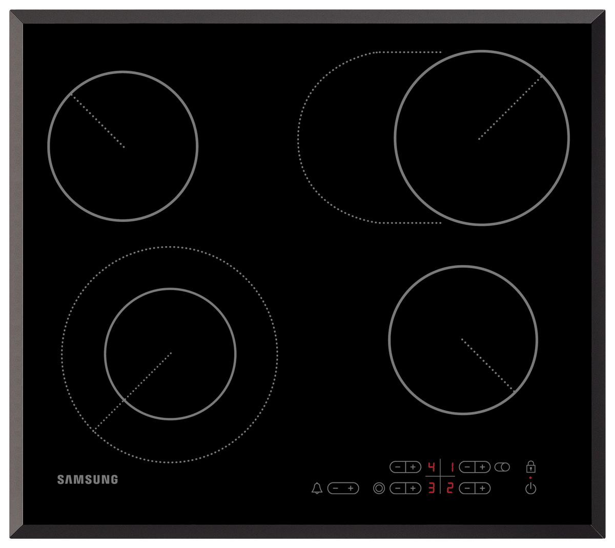 Backofenset F-Ctr464-Nv7b6 - Schwarz, MODERN, Glas/Keramik (59,5cm) - Samsung