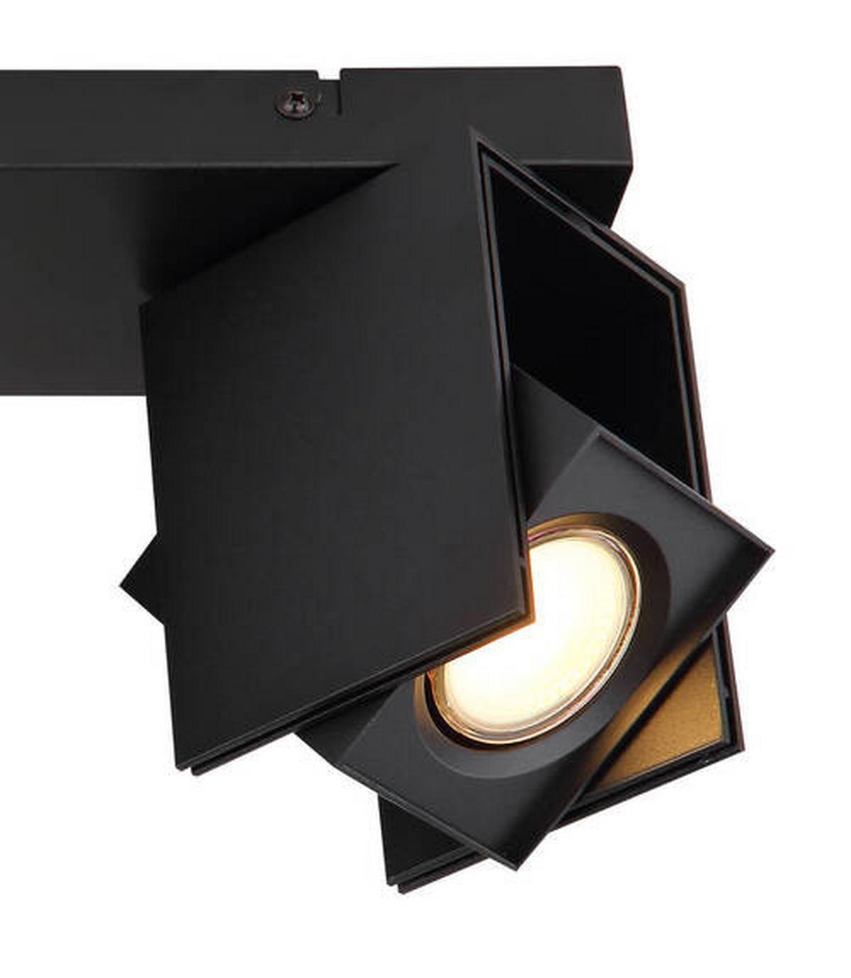 Strahler 57650-3 - Schwarz, Design, Metall (43,4/8,4/15,7cm) - Globo