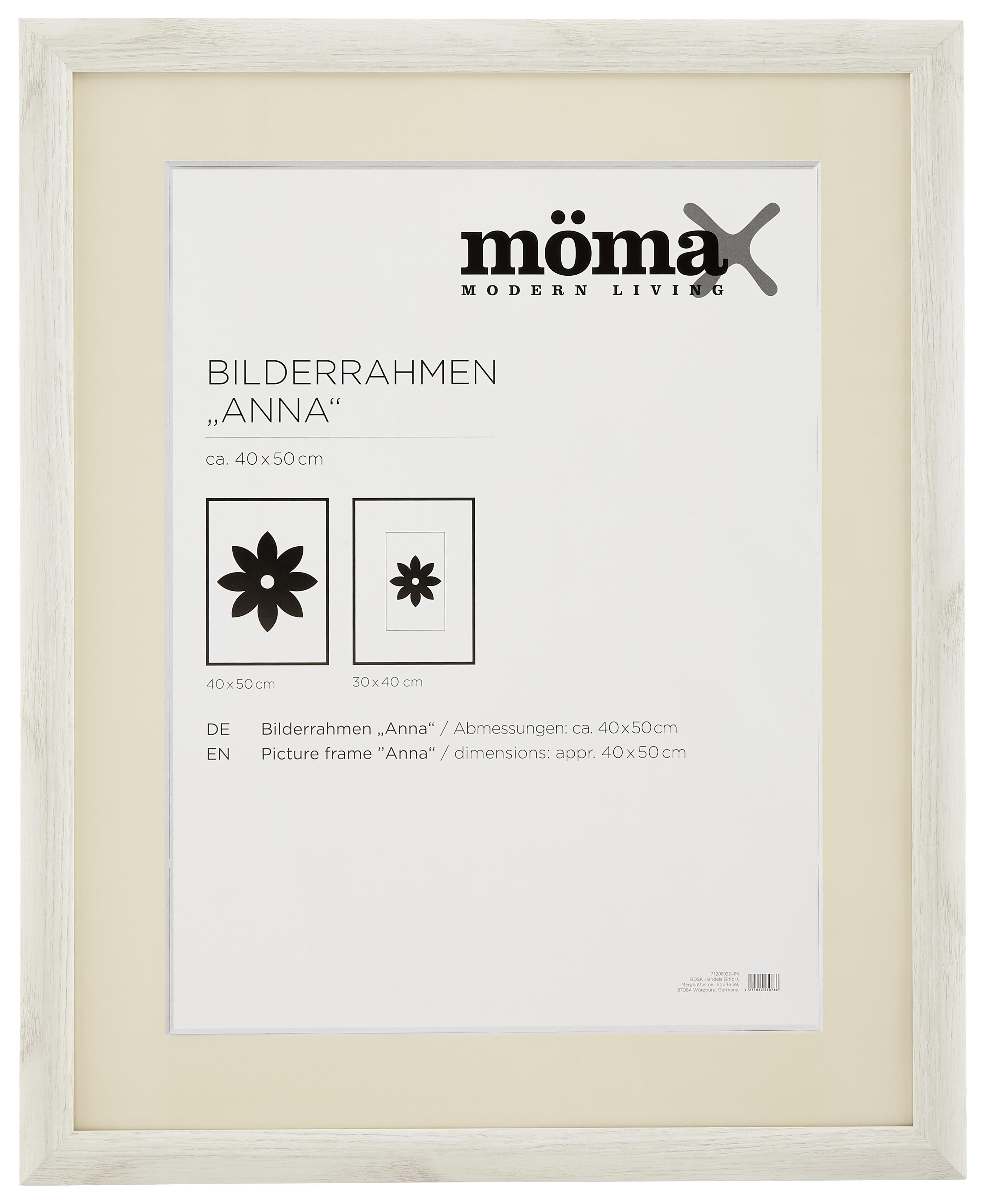 RÁM NA OBRAZY Anna 40x50 cm - bílá, kompozitní dřevo (40/50cm) - Modern Living
