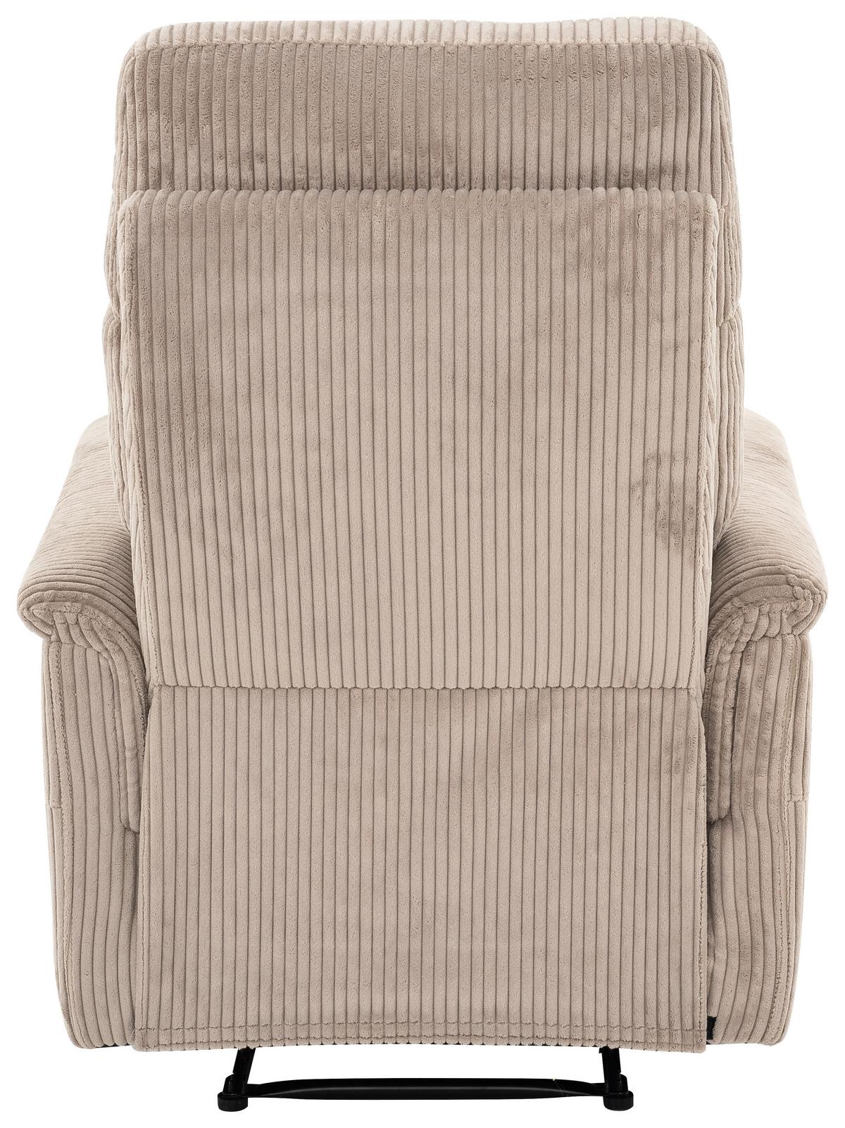 Relaxsessel Xeno Hellbraun B: 78 Cm - Hellbraun/Schwarz, Design, Textil/Metall (78/108/89cm) - Livetastic