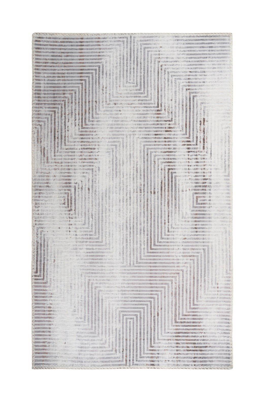 Flachwebteppich Grau Maya 160x230 cm - Grau, Basics, Textil (160/230cm) - Kayoom