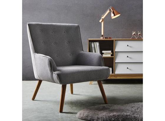 Křeslo Sira - světle šedá, Moderní, dřevo/textil (73/91/85cm) - Mömax modern living Křeslo Sira - světle šedá, Moderní, dřevo/textil (73/91/85cm) - Mömax modern living
