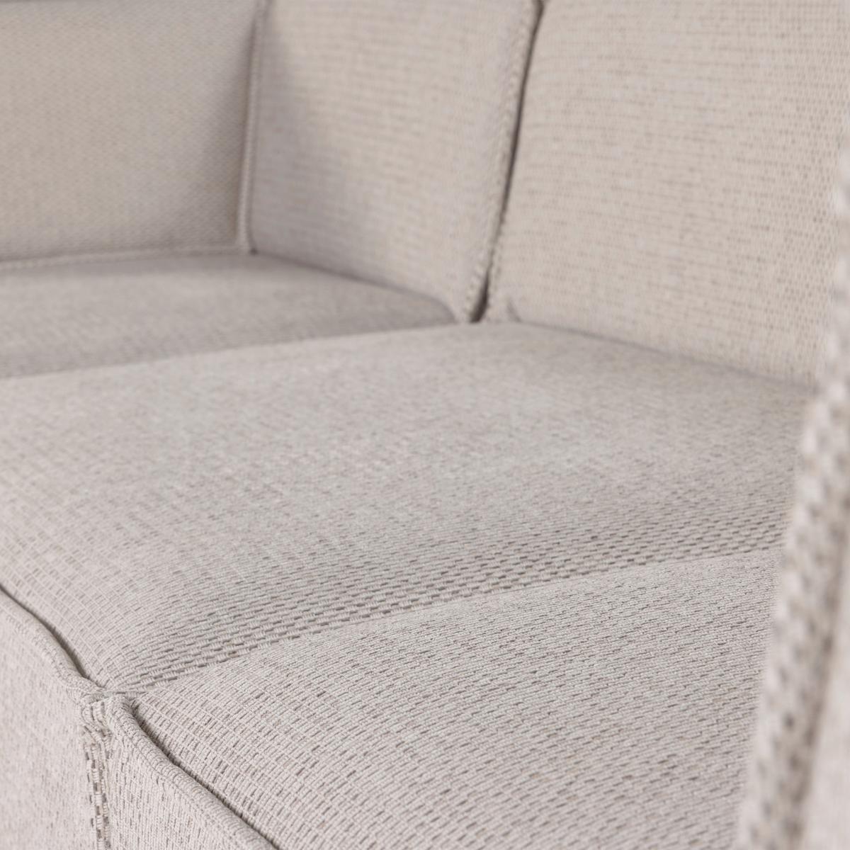ECKSOFA Manu Naturfarben 160x286cm - Schwarz/Naturfarben, MODERN, Textil (160/286cm) - Livetastic