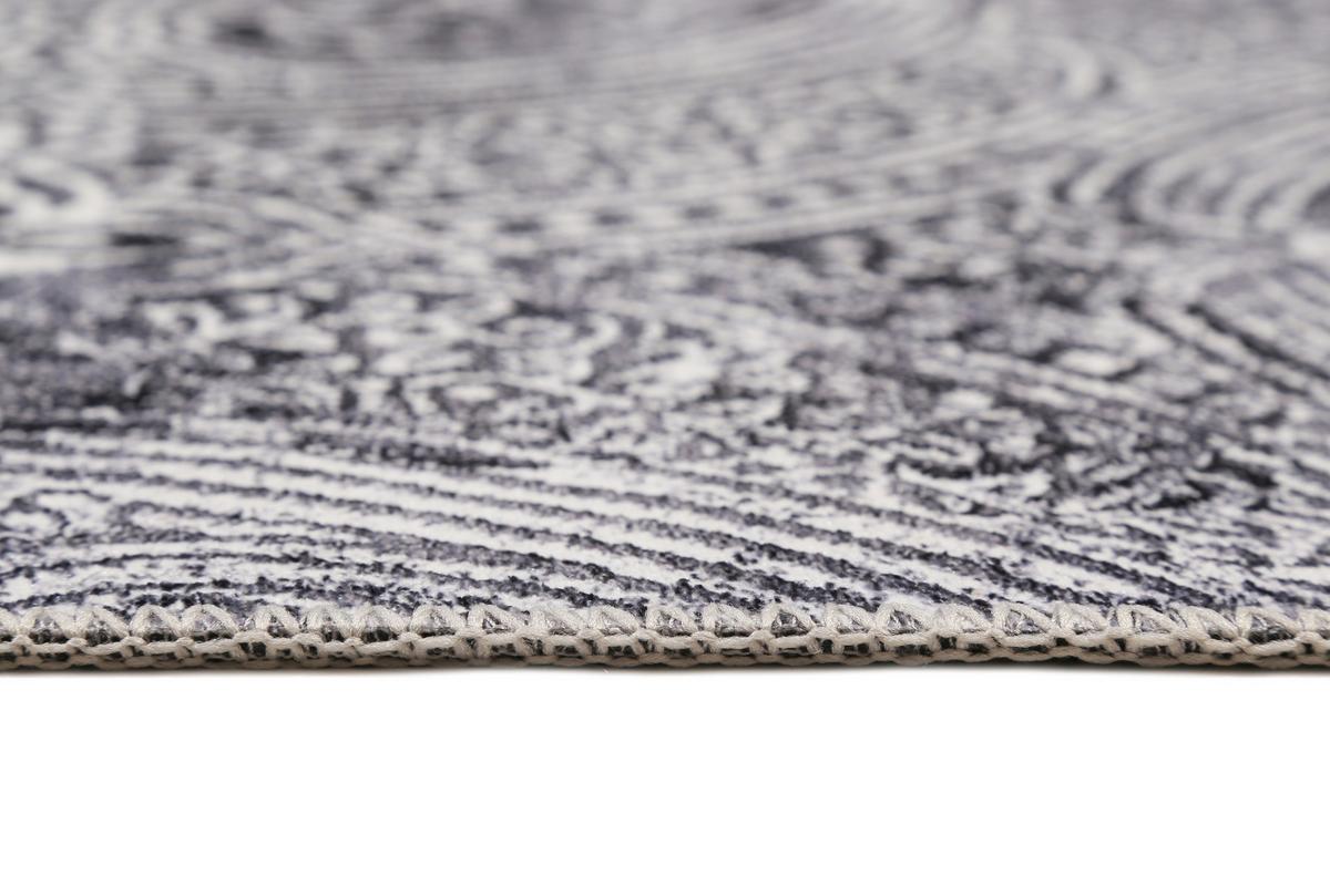 Webteppich Grace Grau 190x290 cm - Grau, Design, Textil (190/290cm) - WECON HOME