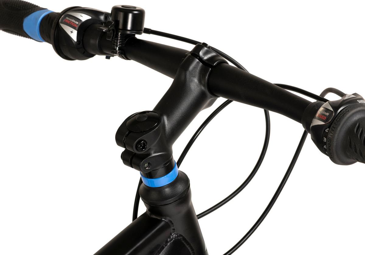 Mountainbike 412m - Schwarz, MODERN, Metall (25/140/60cm)