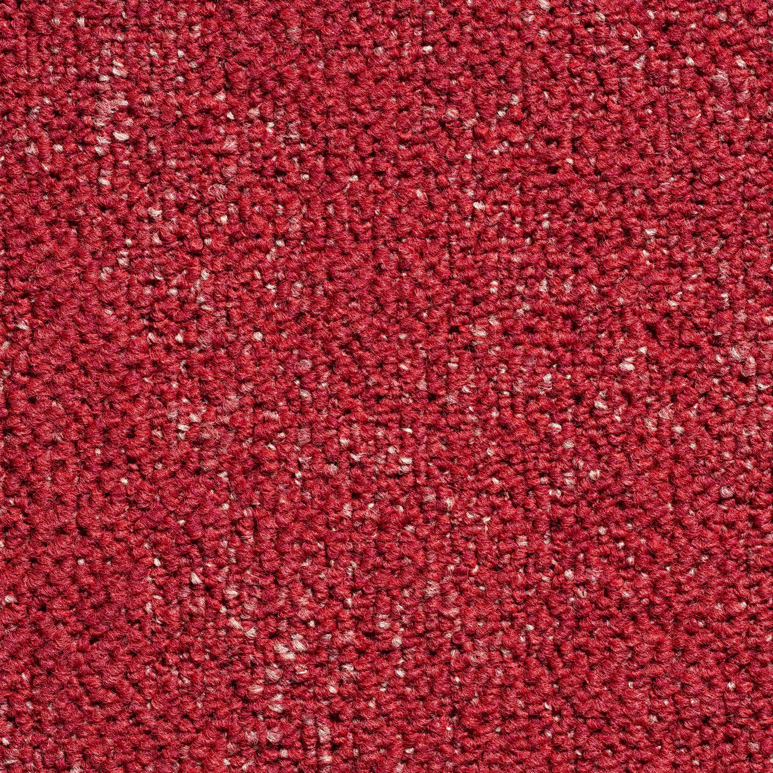 Teppichfliese Rot Marble 50x50 Cm Florhöhe 3 Mm