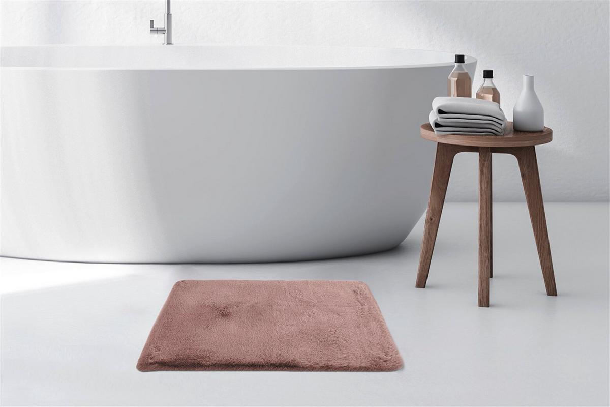 Fellteppich Rabbit Rosa, 40x60 Cm - Rosa, KONVENTIONELL (40/60cm)