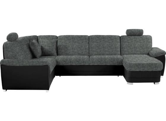 Wohnlandschaft in U-Form Sava 212x329x153 cm - Dunkelgrau/Silberfarben, MODERN, Karton/Naturmaterialien (212/329/153cm) Wohnlandschaft in U-Form Sava 212x329x153 cm - Dunkelgrau/Silberfarben, MODERN, Karton/Naturmaterialien (212/329/153cm)