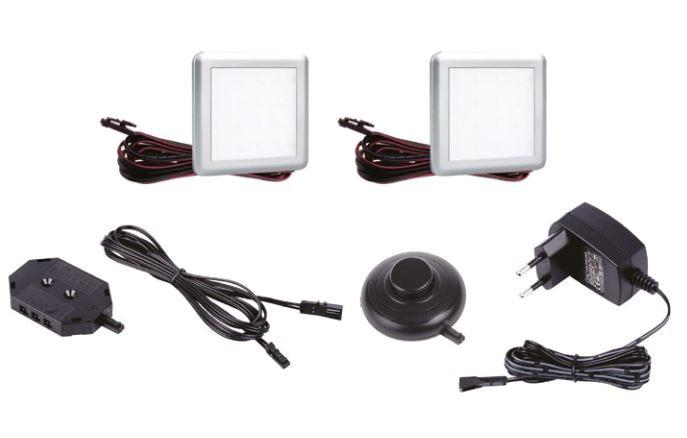Unterbauleuchten-set Weiß Led-Leuchtmittel - Weiß, KONVENTIONELL, Kunststoff - MID.YOU