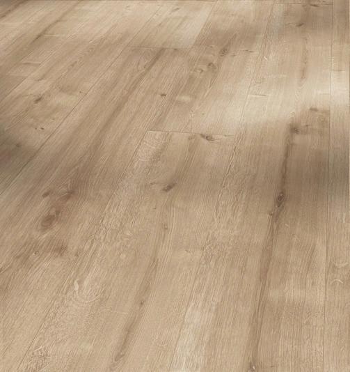 Laminatboden Eiche Seidenmatt Landhausdiele Stärke 7mm - Eichefarben/Braun, KONVENTIONELL, Holzwerkstoff (128,5/19,4/0,7cm) - Parador