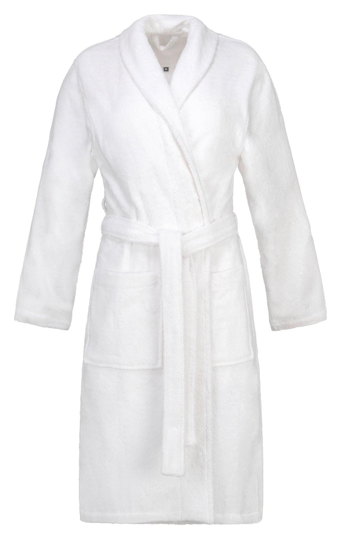 Bademantel Usm Mono White - Weiß, Textil (XS-XXLnull) - Esprit