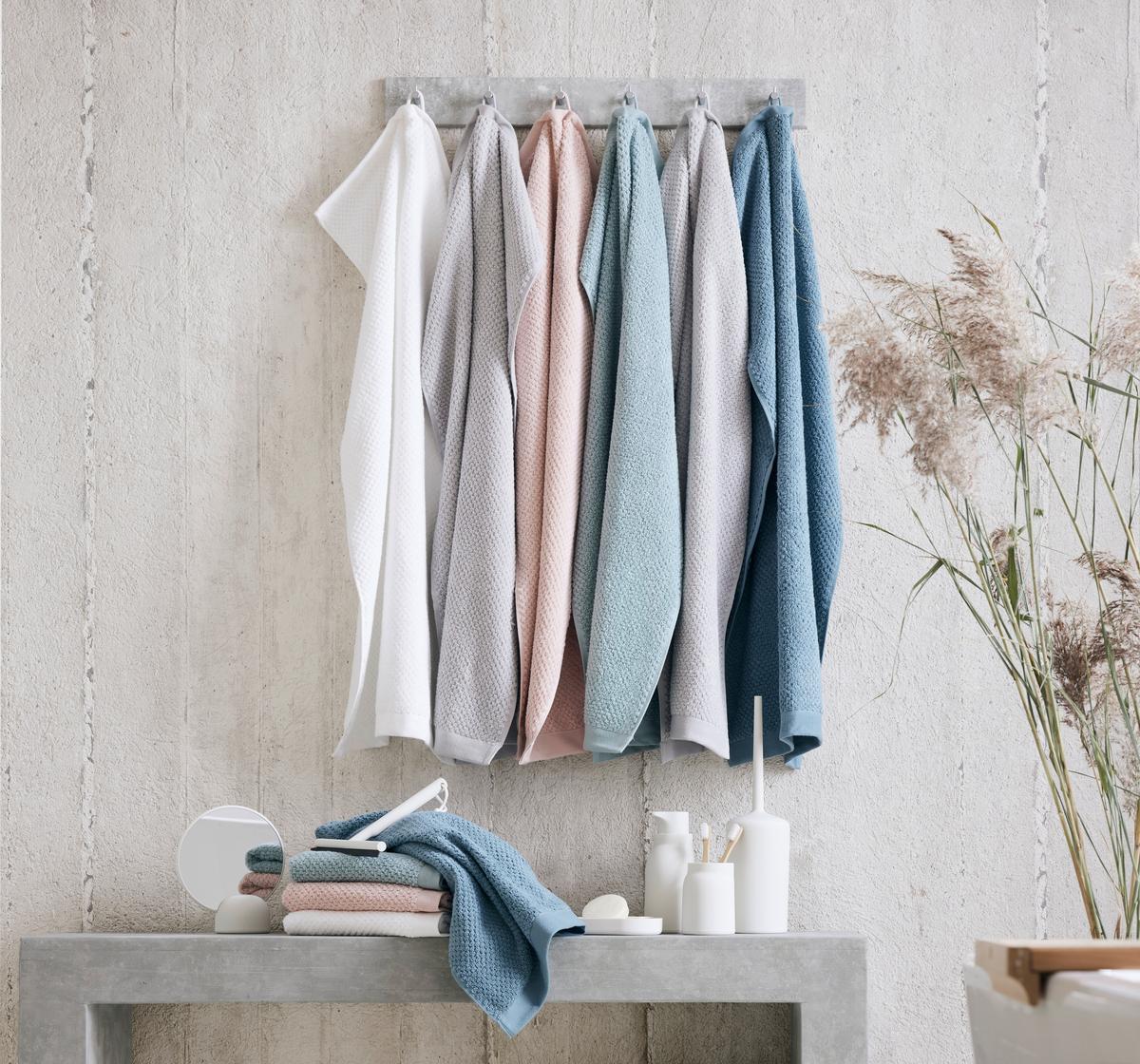 RUČNÍK Luise, 50/100cm, modrá - modrá, Konvenční, textil (50/100cm) - Modern Living