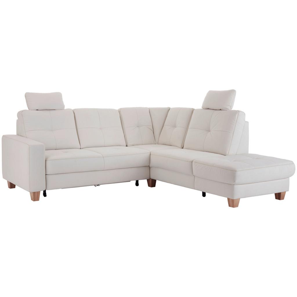 Ecksofa Varese mit Bettkasten Naturfarben 239x164 cm