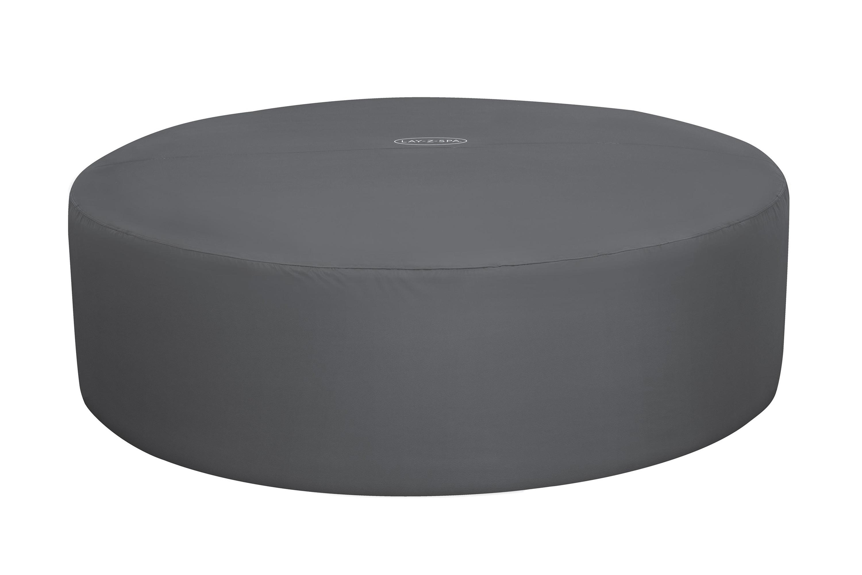 Whirlpoolabdeckung Leonie - Dunkelgrau, KONVENTIONELL, Kunststoff (236/71cm) - Bestway