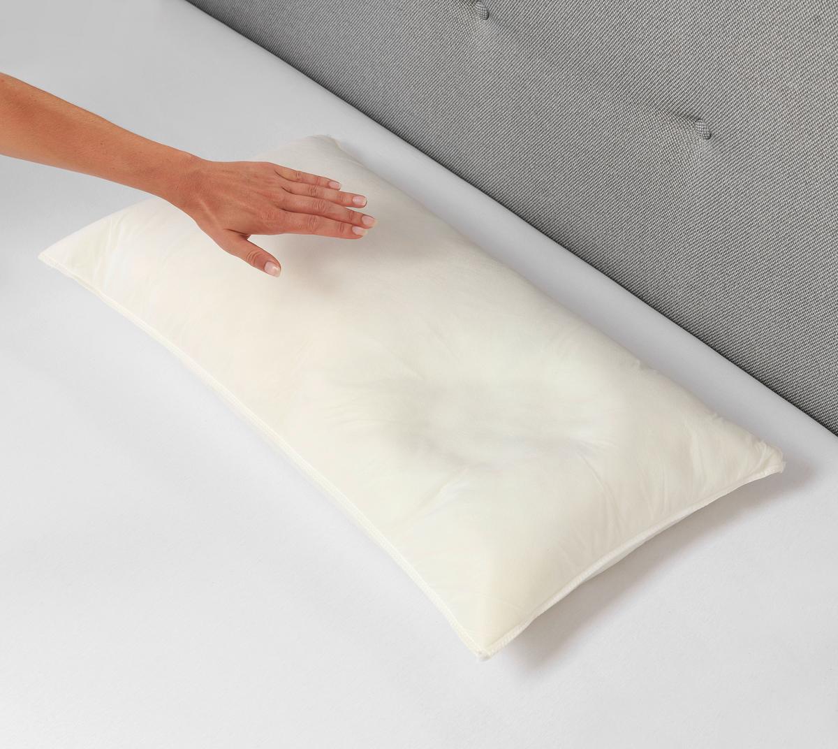 ŠIJOVÝ VANKÚŠ Visco Basic, 40/80cm, biela - biela, textil (40/80cm) - Nadana