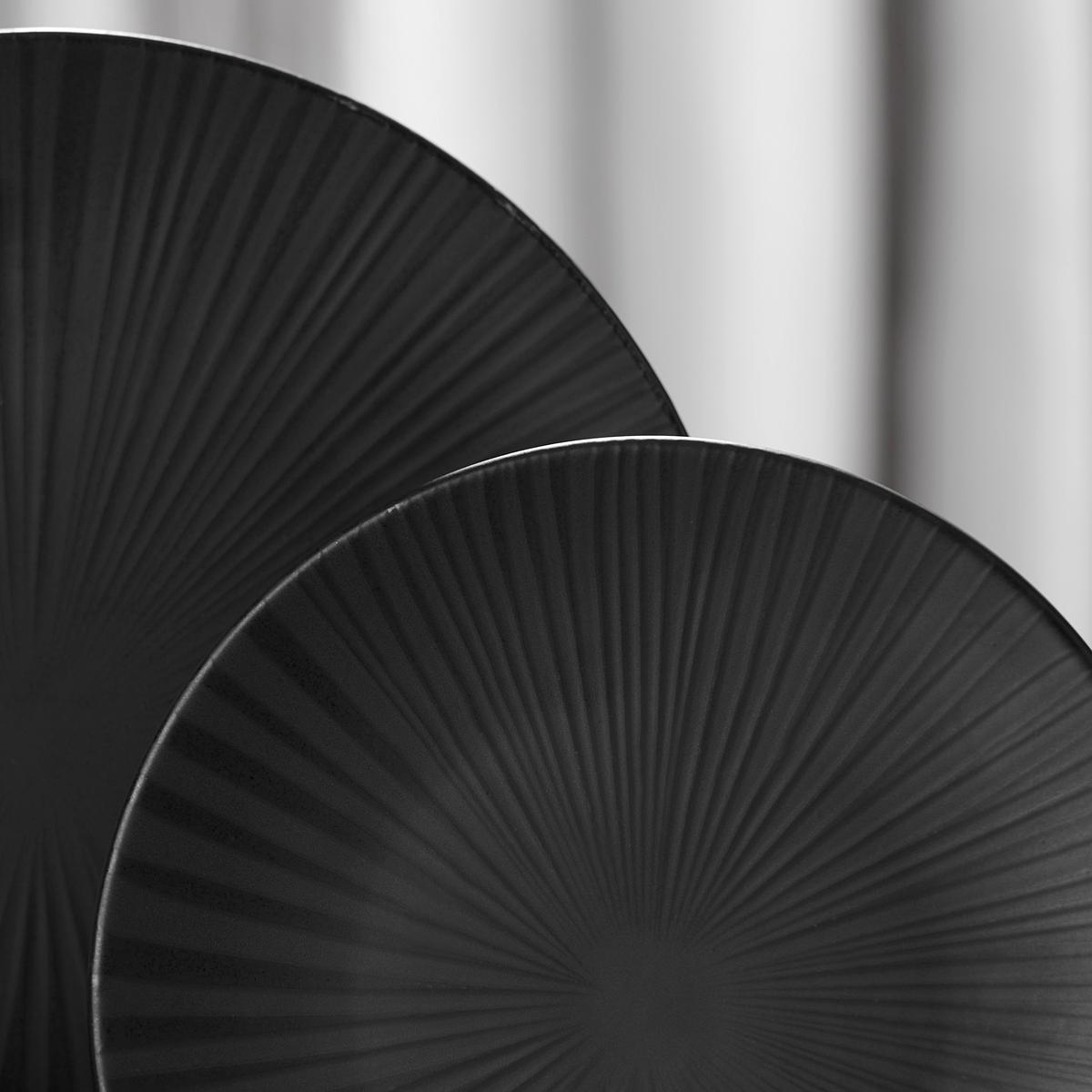 Jídelní souprava Black, 12dílná - černá, Moderní, keramika - Premium Living