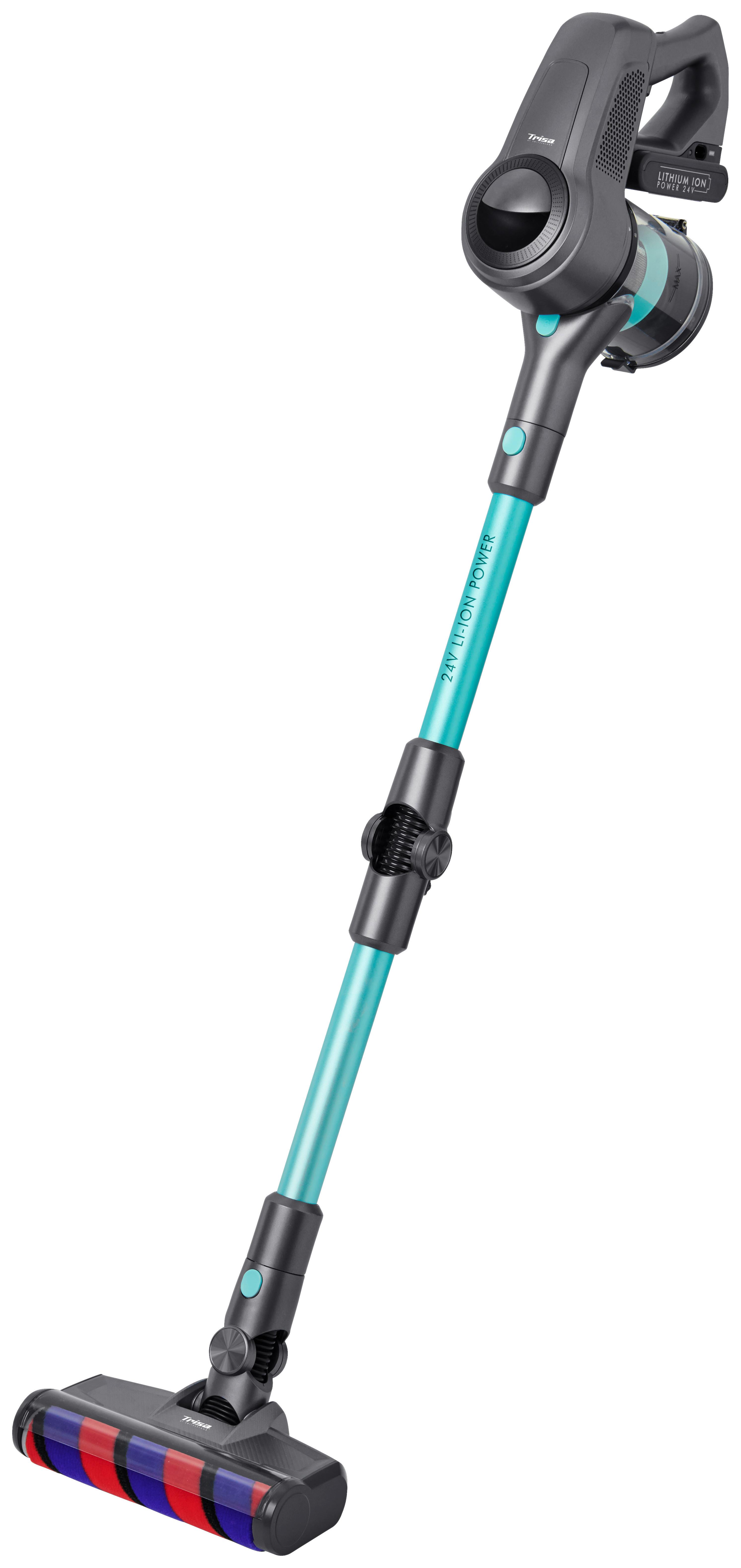 Akku-Bodenstaubsauger Quick Clean Professional T9312 - Blau, Basics, Kunststoff (126/26/25cm) - Trisa Electronics