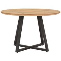 Couchtisch Circle - Schwarz/Naturfarben, MODERN, Holz/Holzwerkstoff (70/45/70cm)
