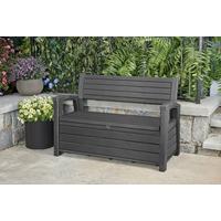 SEDACÍ LAVICE OTTER - barvy grafitu, plast (133/61/89cm)