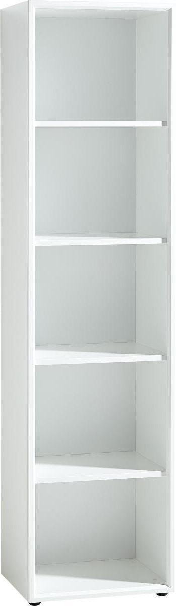 Aktenregal Gw-Monteria Weiß B: 50 cm - Schwarz/Weiß, MODERN, Holzwerkstoff (50/196/37cm) - Germania
