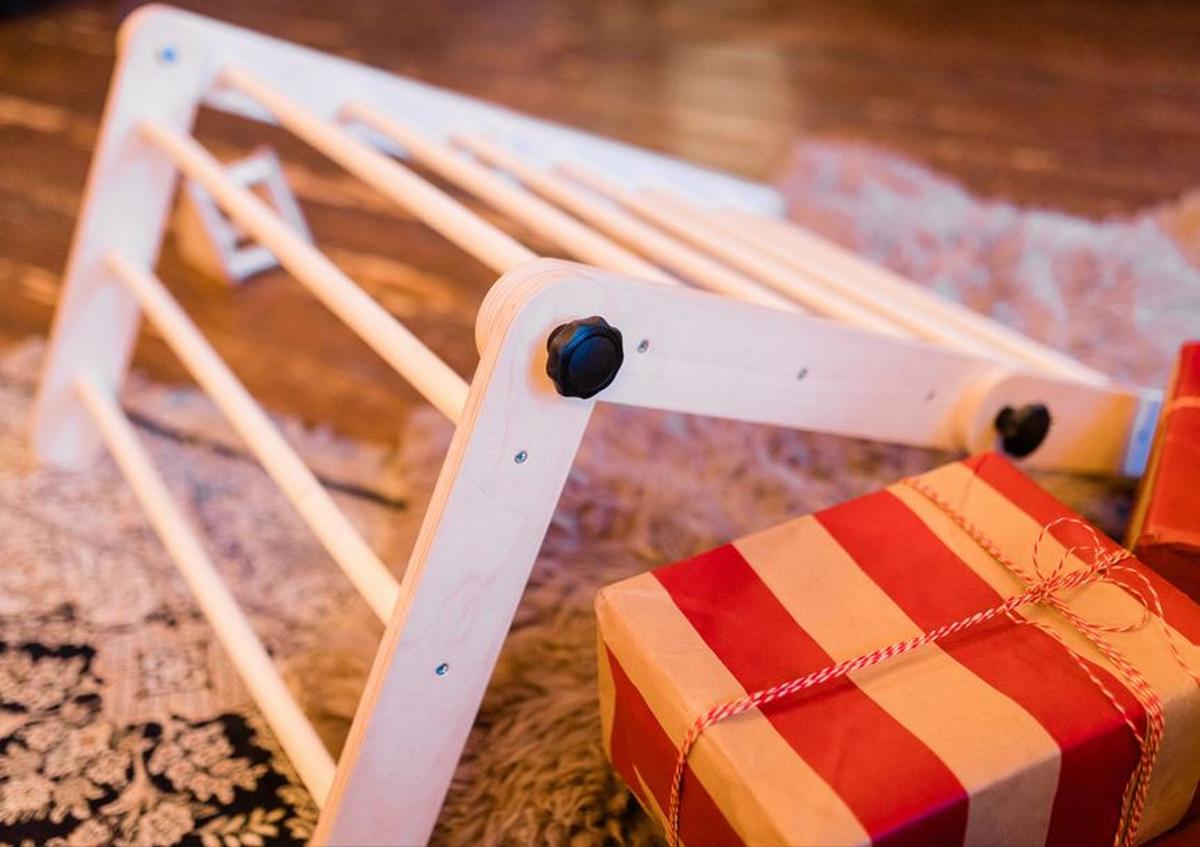 Klettergerüst Pikler Triangle 3 Sections - Naturfarben, Basics, Holz (50/150/6cm)