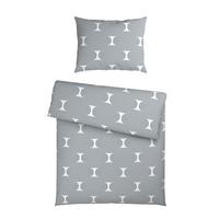 POSTEĽNÁ BIELIZEŇ RETRO - modrá/biela, Modern, textil (140/200cm) - Mömax