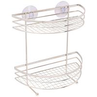 Regál do sprchovacieho kúta NIZZA - chrómová, Konventionell, kov (24/12/25cm) - Ondega