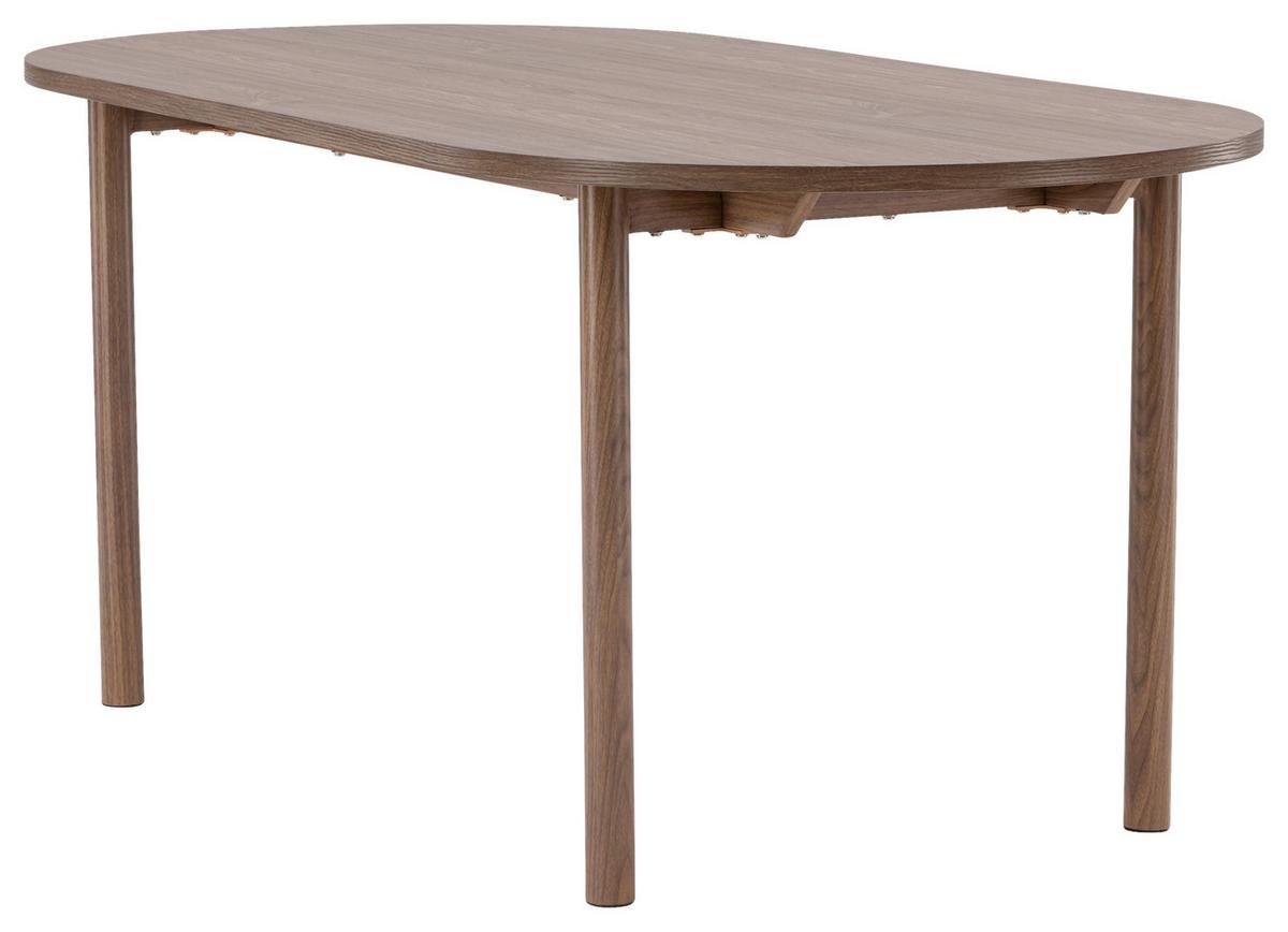 Esstisch Andy - Braun, Design, Holzwerkstoff/Metall (180/90/75cm) - Livetastic