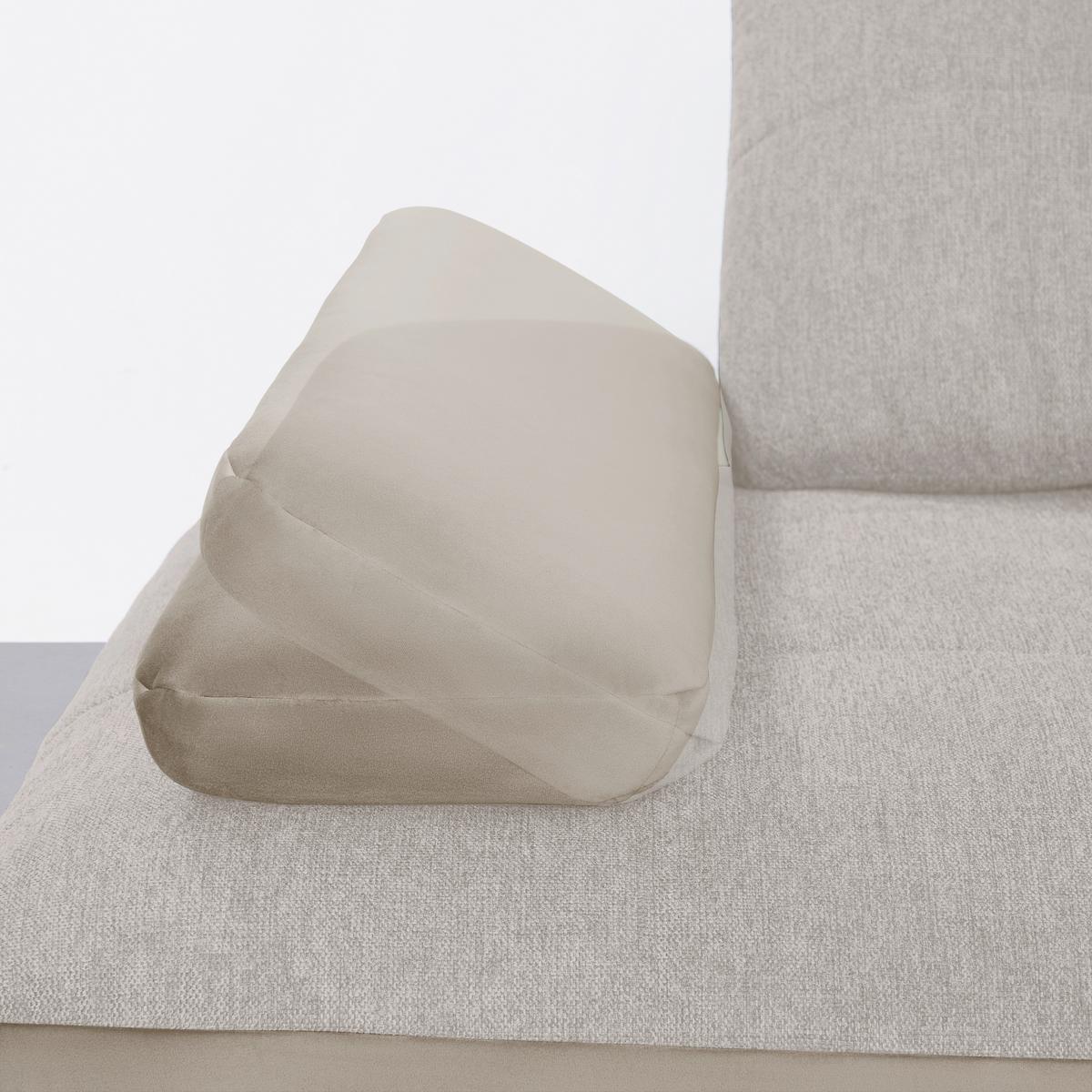 Rohová sedačka TRENDY, levá, písková / béžová - černá/pískové barvy, Moderní, kov/kompozitní dřevo (250/93/310cm) - Premium Living