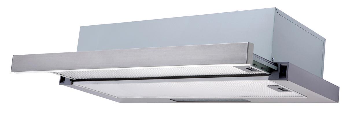 Dunstabzughaube Daf 6000 Edelstahl, B: 59,8 cm - Edelstahlfarben, Basics, Kunststoff/Metall (59,8/15,5/30cm) - Nabo