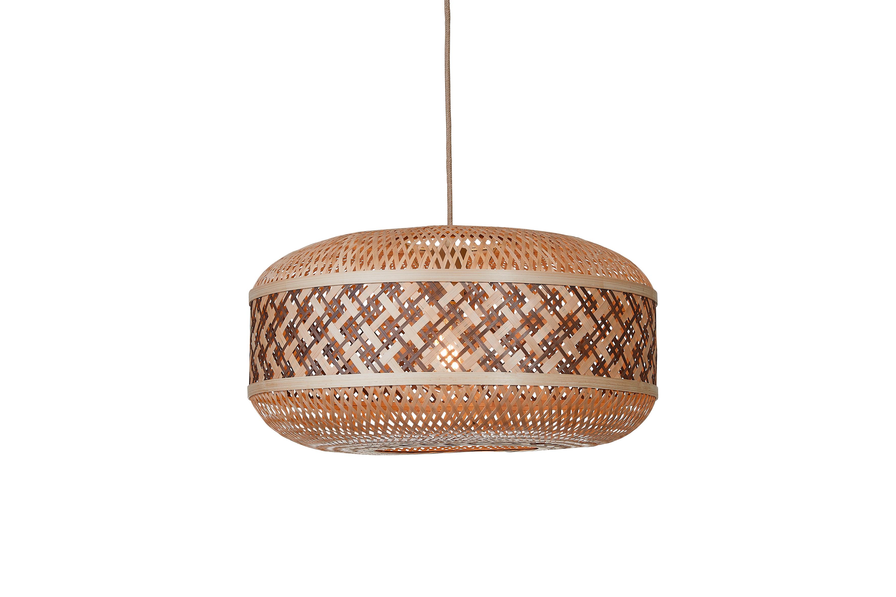 HÄNGELEUCHTE LANKAWI - Braun/Naturfarben, Basics, Naturmaterialien (50/25cm) - Good & Mojo