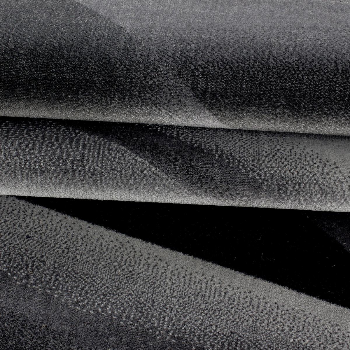 Webteppich Schwarz Naturfaser Miami 200x290 cm - Schwarz, Trend, Textil (200/290cm)