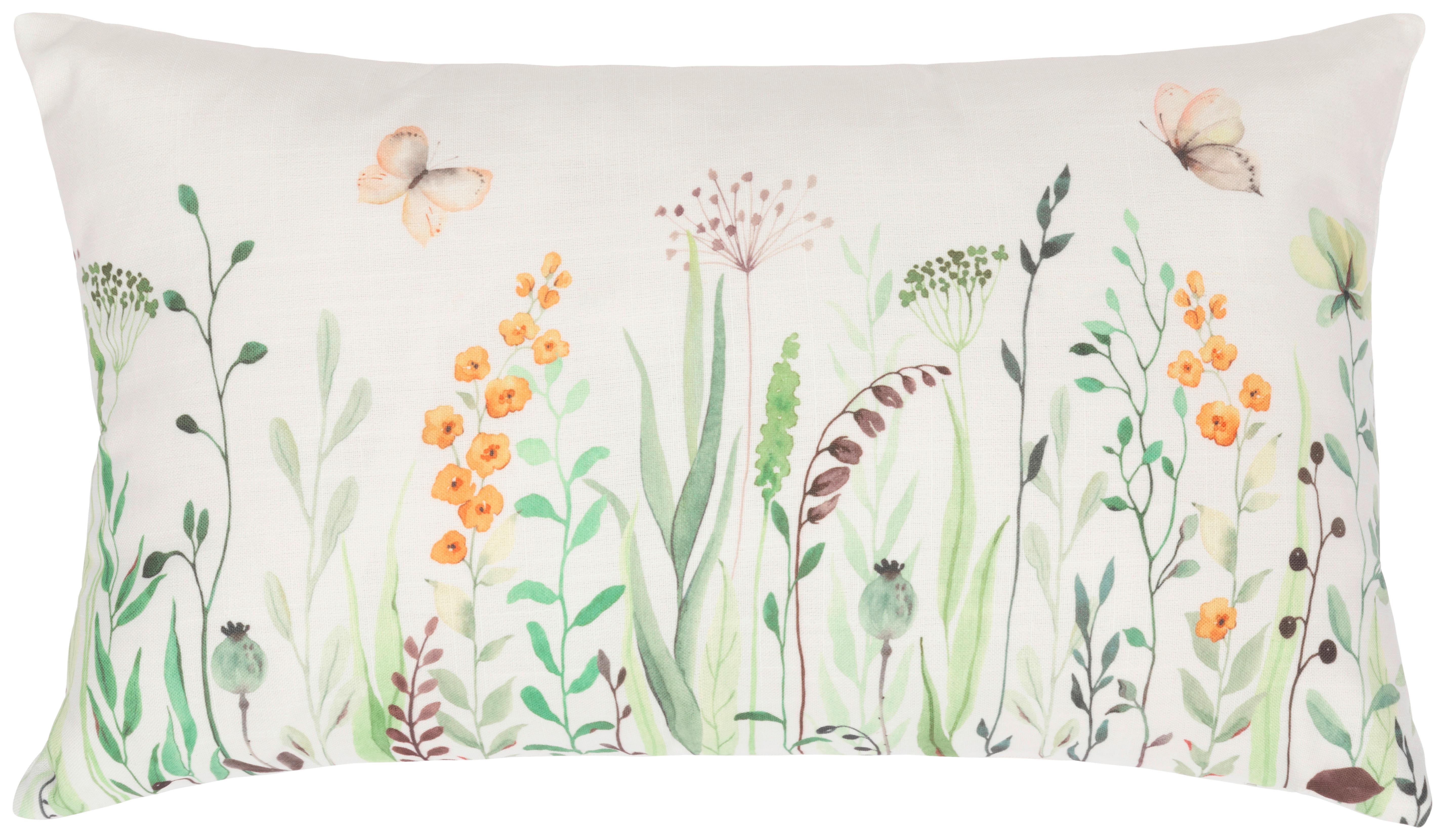 Zierkissen Alina - Multicolor, ROMANTIK / LANDHAUS, Textil (30/50cm) - James Wood