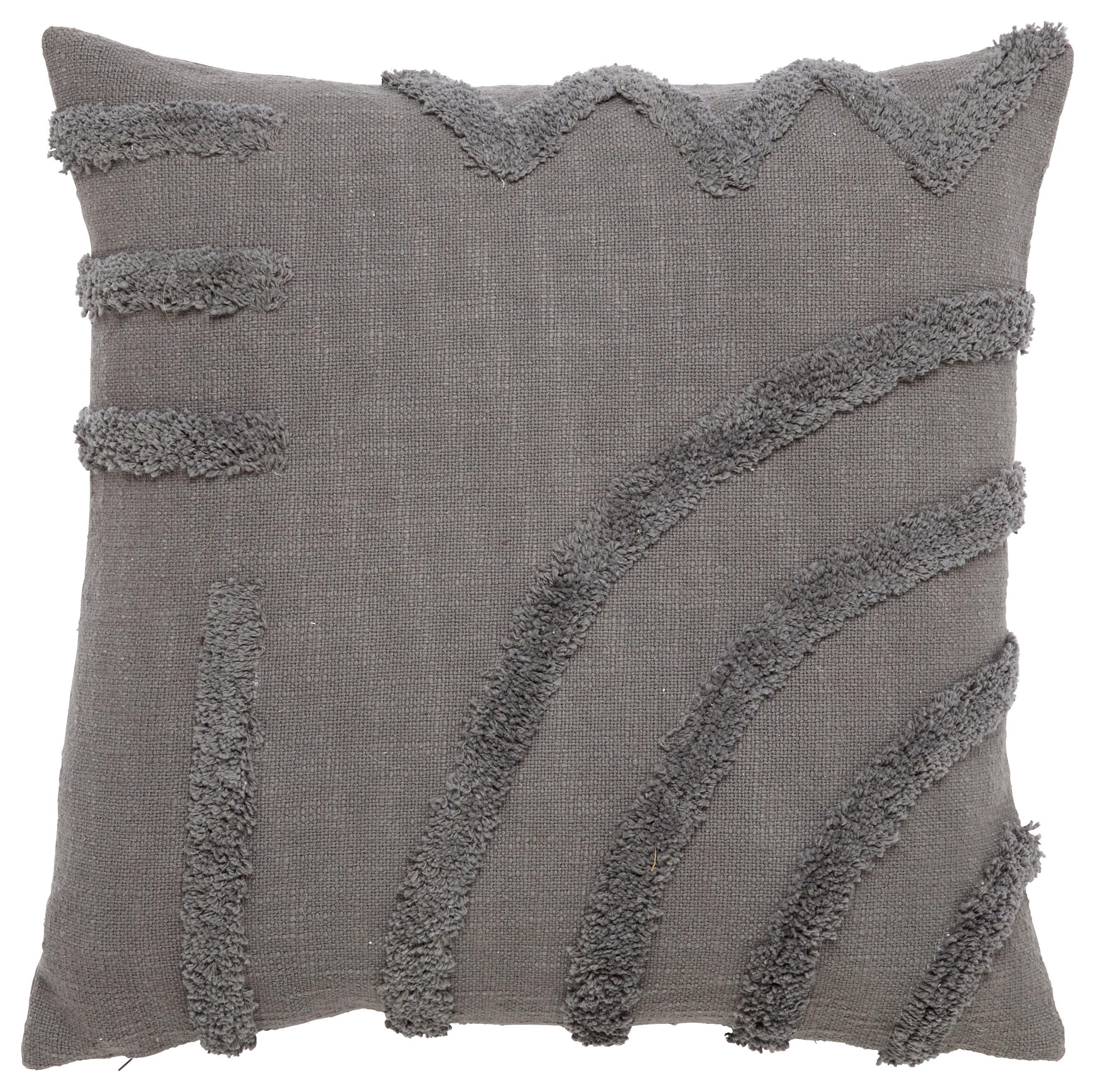 Dekoračný Vankúš Bob, 45/45cm, Antracit - antracitová, Moderný, textil (45/45cm) - Premium Living