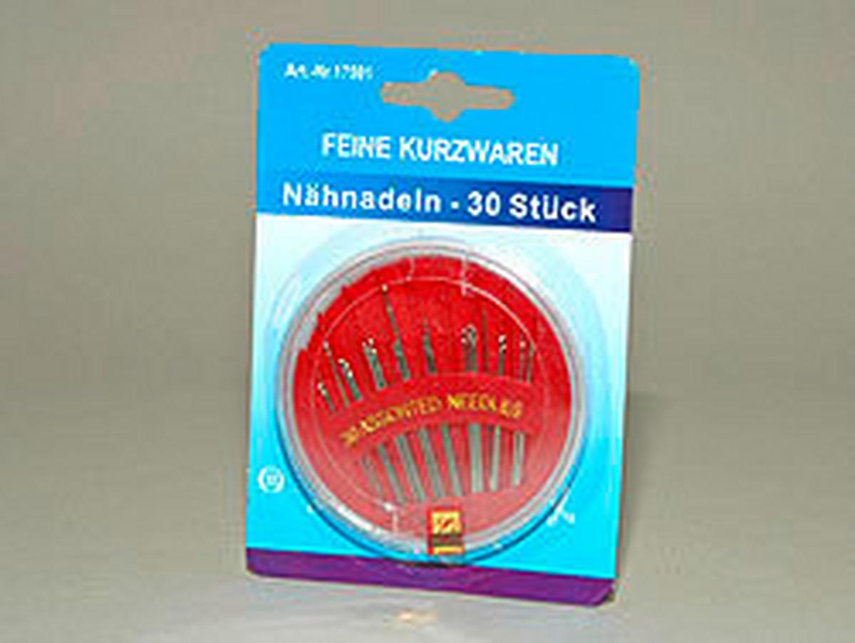 Nähnadelset Mizzi 30 Stk. - Basics, Metall (13/9/0,5cm)