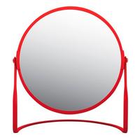 Standspiegel Akira Matt-Red - Rot, Basics, Glas (18,4/10,5/20cm)