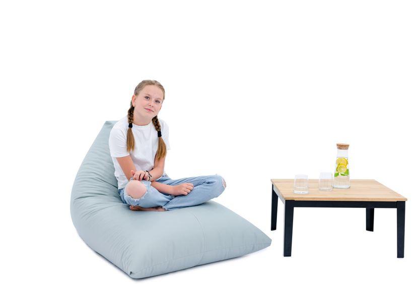 Sitzsack Relax Lounger Joker Grau, Outdoor, Polystyrol - Grau, Basics, Textil (130/40/170cm) - Ondega