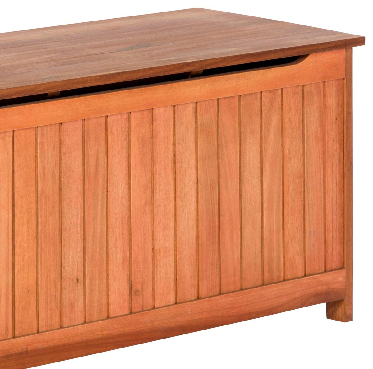 Ambia Garden Kissenbox 118x50x51 cm Echtholz - Naturfarben, KONVENTIONELL, Holz (125/50/51cm) - Gardenson