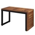 Loungegarnitur 3-Tlg. aus Holz/Metall mit Kissen - Grau, MODERN, Holz/Metall (175/71,5/140cm) - Beldano