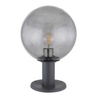 Außenleuchte 15 W Glas/Aluminium - Anthrazit, Basics, Glas/Metall (25/38cm) - Globo