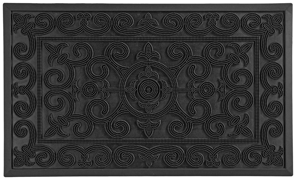 DVEŘNÍ ROHOŽKA Linus, 60/80cm, černá - černá, plast (60/80cm) - Mömax