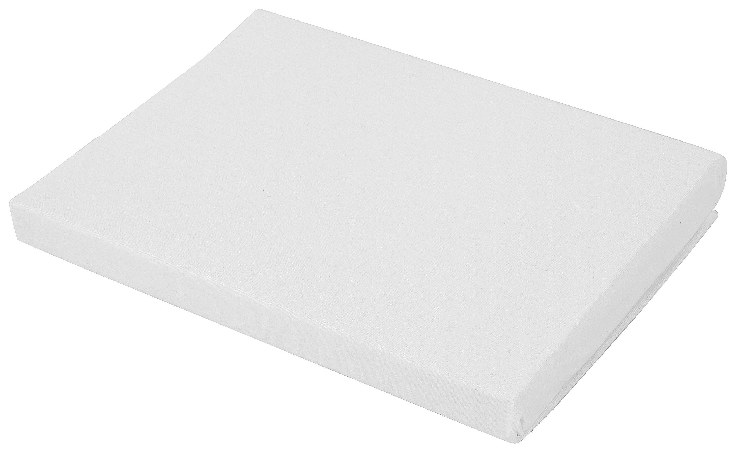 Elastické Prostěradlo Basic, 100/20cm, Bílá - bílá, textil (100/200cm) - Modern Living