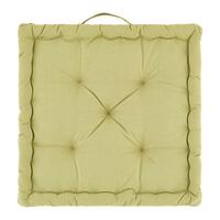 POLŠTÁŘ NA BOX BO - šalvějově zelená, textil (40/40/6cm) - Mömax